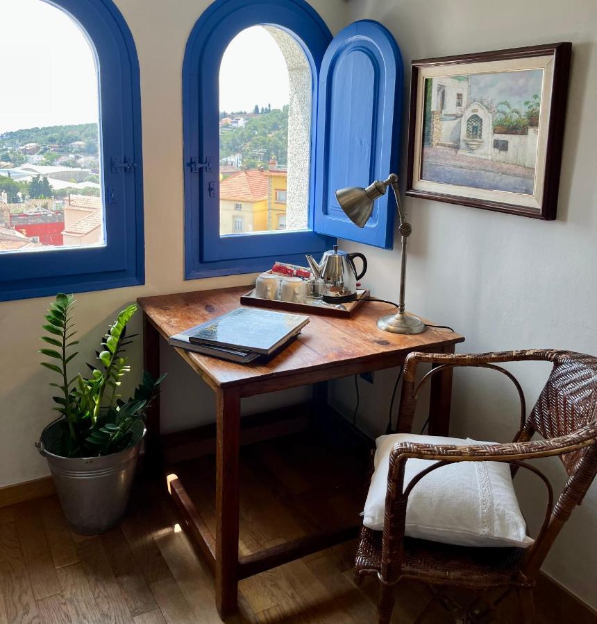 Hostal De La Placa - Hotel Boutique Cabrils Eksteriør bilde